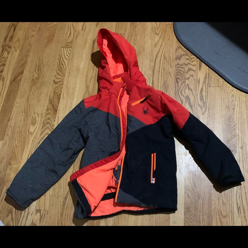 Spyder jacket. Used for one ski season by my little.